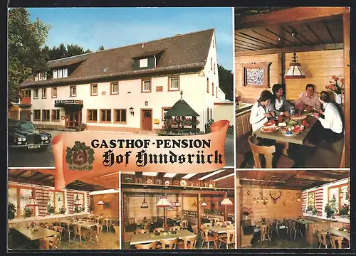 AK Eschau / Spessart, Gasthaus-Pension Hundsrück