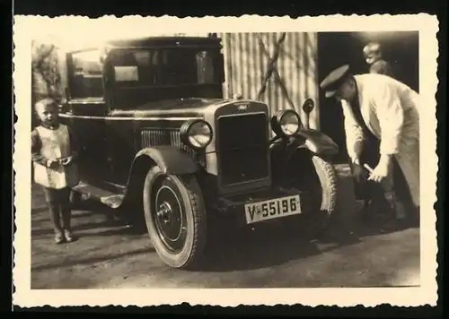 Fotografie Auto Hanomag 3 /16 (1929 /31), PKW mit Kennzeichen Zwickau