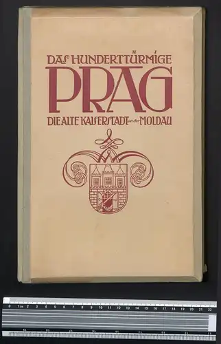 Raumbildalbum 100 Raumbildaufnahmen, Ansicht Prag, Das Hundertürmige Prag die alte Kaiserstadt an der Moldau