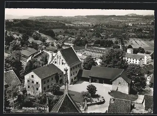 AK Bischofszell, Ortsansicht vom Kirchturm aus