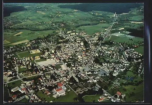 AK Amriswil, Gesamtansicht der Ortschaft, Fliegeraufnahme