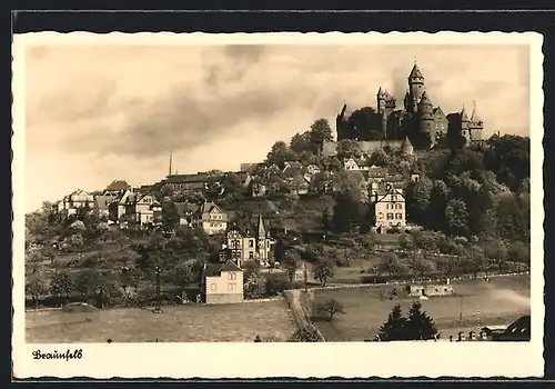 AK Braunfels, Blick auf das Schloss