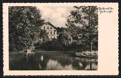 AK Dresden-Dresdner Heide, Gasthof Haidemühle