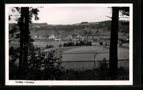 AK Kinding /Altmühltal, Gesamtansicht aus der Ferne