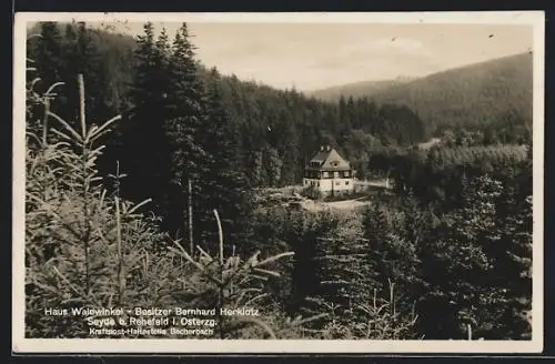 AK Seyda bei Rehefeld /Erzgeb., Gasthaus Waldwinkel B. Herklotz