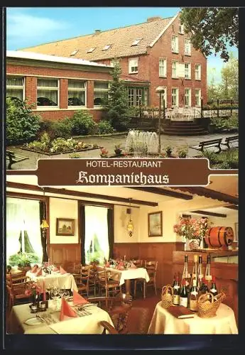 AK Berumerfehn, Hotel-Restaurant Kompaniehaus, Inh. Dieter Lannte, Aussen- und Innenansicht