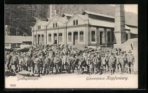 AK Kapfenberg, Sonntagsmorgen in der Gussstahlfabrik