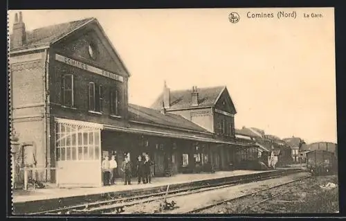 AK Comines, la Gare, Bahnhof