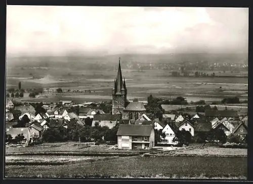 AK Harle, Ortsansicht mit Kirche