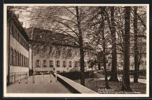 AK Bad-Bocklet, Strassenpartie mit Gebäude