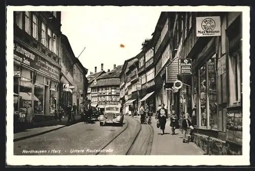 AK Nordhausen / Harz, Untere Rautenstrasse