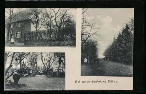 AK Söhl / Bad Wünnenberg, Gasthaus Landeskrone