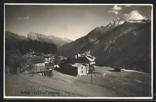 AK Finkenberg im Zillertal, Astegg mit Bergpanorama