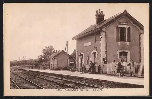 AK Parennes, La Gare