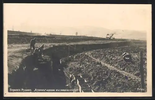 AK Pernik, Arbeiter im Kohlebergwerk