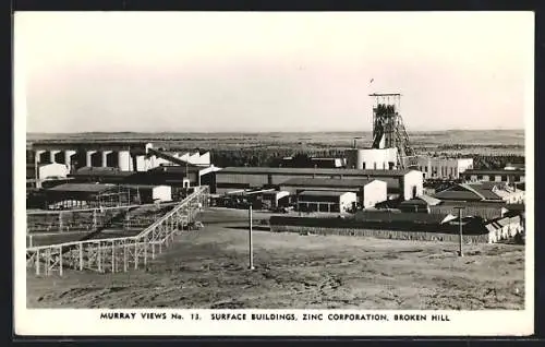 AK Broken Hill, Surface Buildings, Zinc Corporation