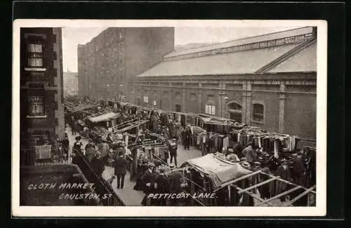 AK London, Petticoat Lane, Cloth Market, Goulston St.