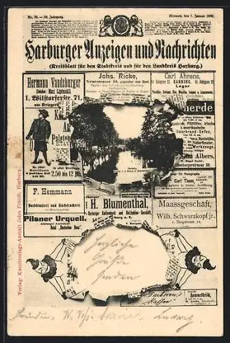 Zeitung-AK Harburg, Harburger Anzeigen und Nachrichten