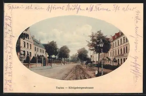 AK Tapiau, In der Königsbergerstrasse