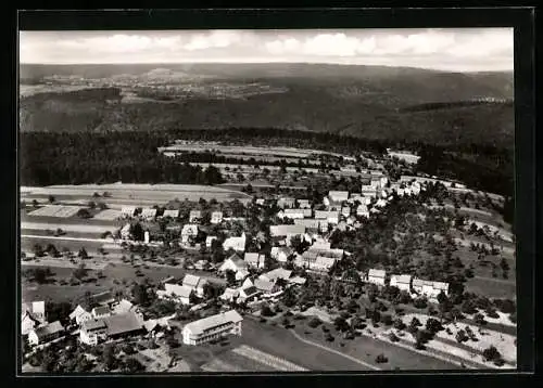 AK Bad Liebenzell-Monakam, Gesamtansicht vom Flugzeug aus