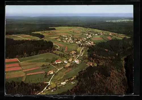 AK Agenbach /Schwarzw., Gesamtansicht mit Umgebung, Fliegeraufnahme