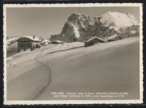 AK Rifugio Punta d`Oro verso Sassolungo, Alpe di Siusi