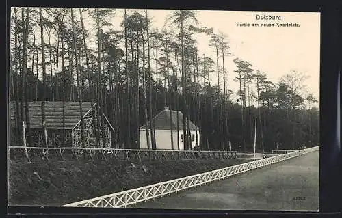 AK Duisburg, Partie am neuen Sportplatz