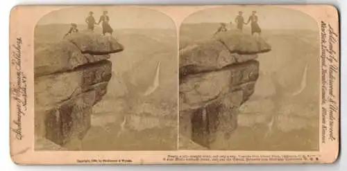 Stereo-Fotografie Strohmeyer & Wymna, New York, Ansicht Swansea / CA., Dolomiten vom Gletscher Punkt aus gesehen