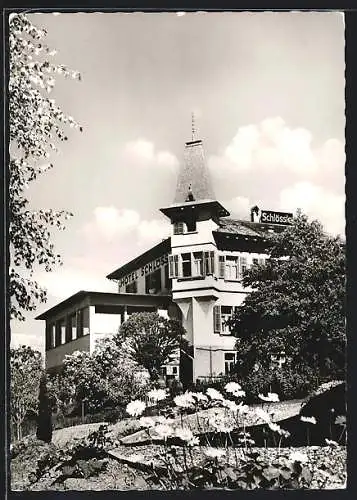 AK Vaduz, Hotel Schlössle mit Garten