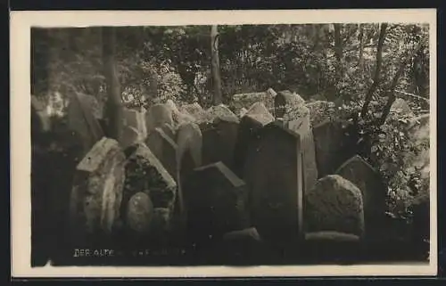 AK Prag, Der alte Judenfriedhof