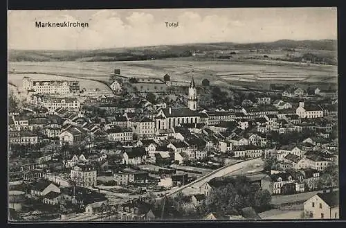 AK Markneukirchen, Totalansicht auf die Stadt