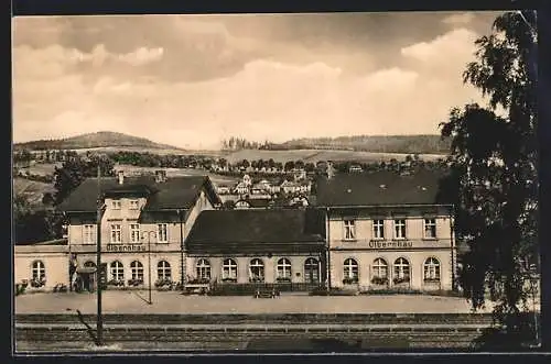 AK Olbernhau /Erzgeb., Bahnhof