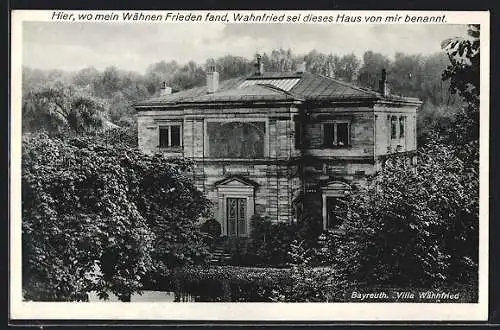 AK Bayreuth, Villa Wahnfried