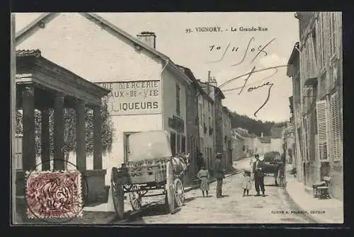 AK Vignory, La Grande-Rue