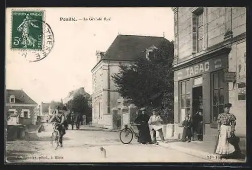 AK Pouillé, La Grande Rue