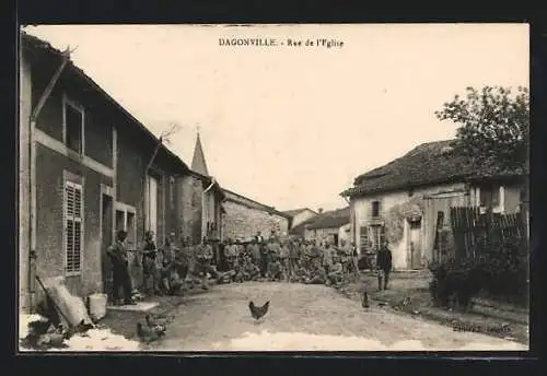 AK Dagonville, Rue de l`Eglise