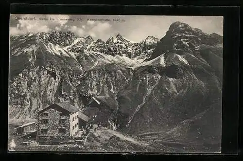 AK Kemptnerhütte, Oberstdorf, Serie Heilbronner Weg XX