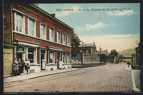 AK Pepinster, Pont du Chemin de fer et Grand Pont