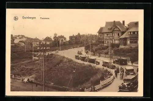 AK Duinbergen, Strassenpartie im Ort, Autos