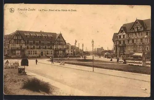 AK Knocke-Zoute, La Place Albert et les Hotels du Zoute