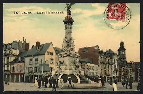 AK Reims, La Fontaine Sube