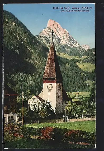 AK Saanen, Kirche und Rüblihorn-Gessenay