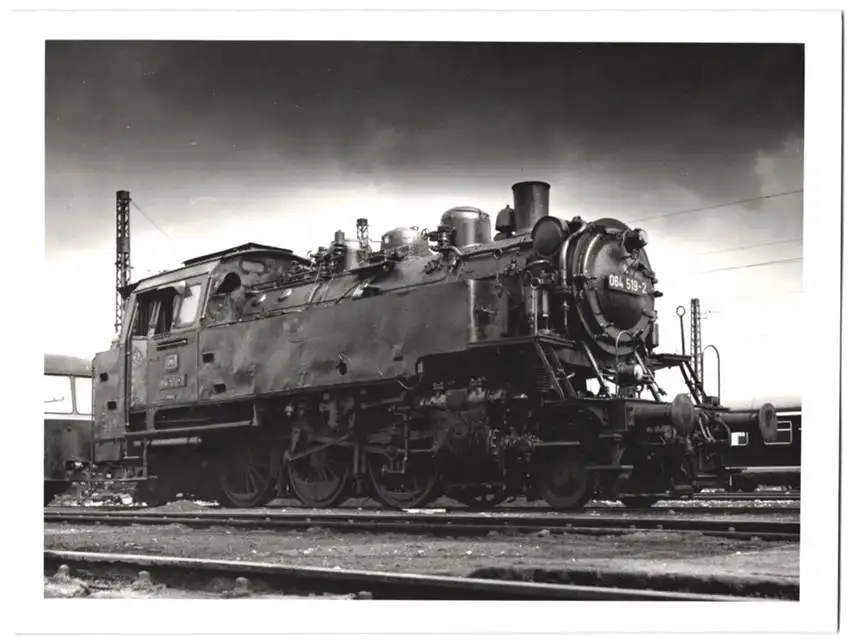 Fotografie Deutsche Bahn, Dampflok Nr. 064 519-2, Eisenbahn