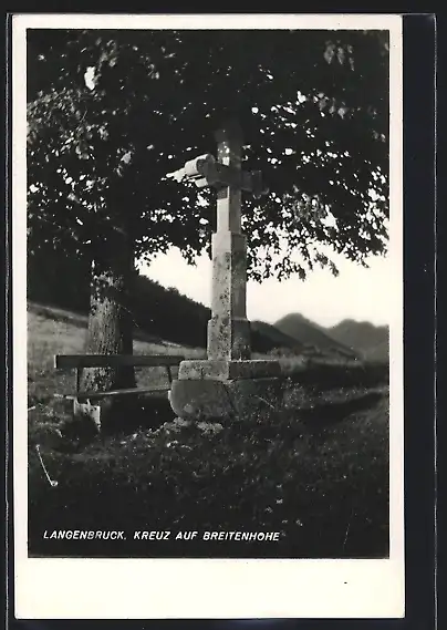 AK Langenbruck, Kreuz auf Breitenhöhe