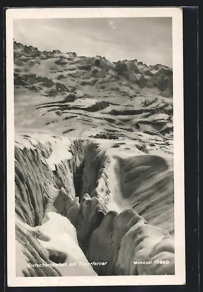 AK Tuxerferner, Gletscherspalten am Tuxerferner, Zillertal