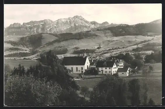 AK Teufen, Kloster Wonnenstein gegen das Gebirge