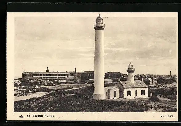 AK Berck-Plage, Le Phare, Leuchtturm