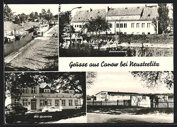 AK Wustrow-Canow, Strommeisterei, HO-Gaststätte