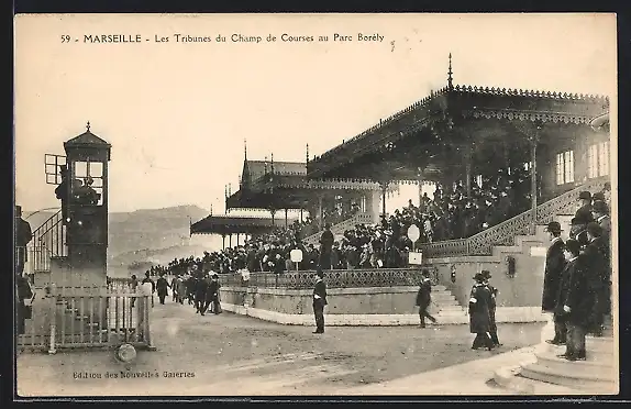 AK Marseille, Les Tribunes du Champs de Courses au Parc Borely