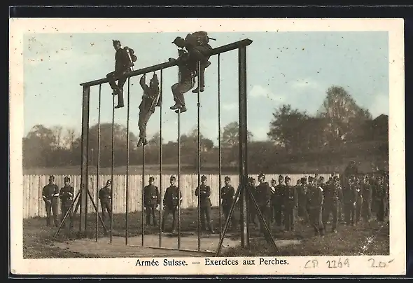 AK Armée Suisse, Exercises aux Perches